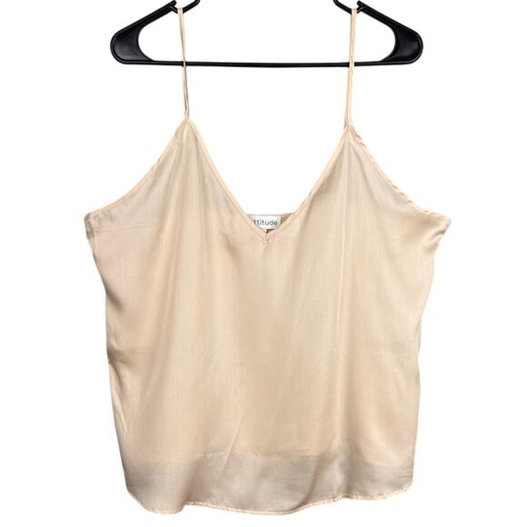 Ettitude Womens Plus Size Bamboo Camisole  Nude Size XL New in Box - Picture 1 of 7